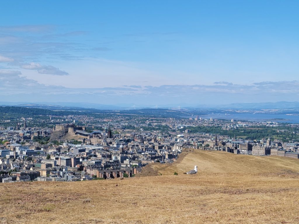 View of Edinburgh from Holyrood Park